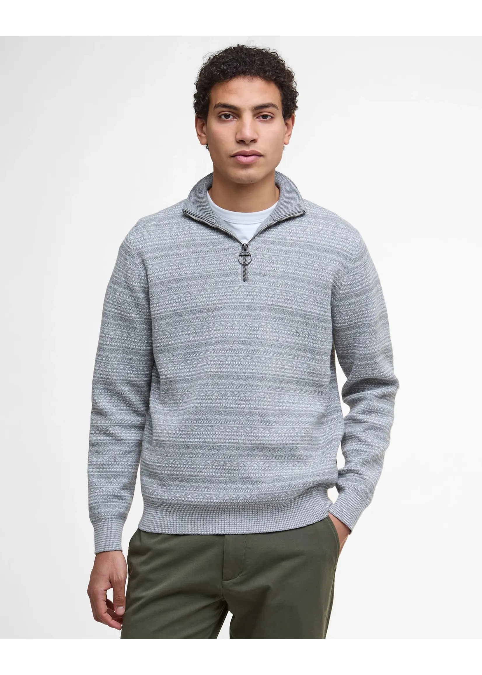 Barbour US for Men & Women Barbour dartfield half zip knitted jumper