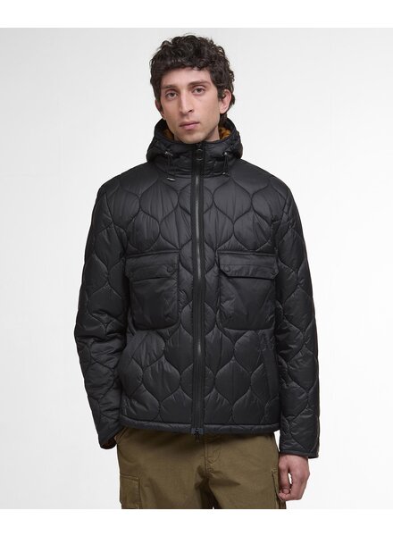 Barbour US for Men & Women barbour re-engineered hooded spey quilted jacket