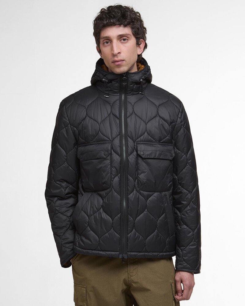 Barbour US for Men & Women barbour re-engineered hooded spey quilted jacket