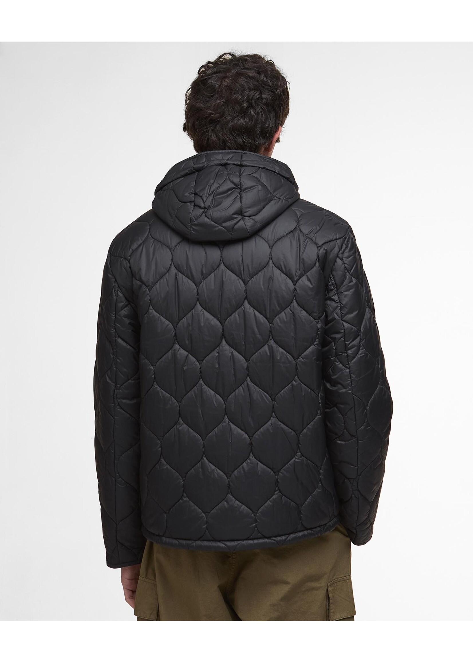 Barbour US for Men & Women barbour re-engineered hooded spey quilted jacket