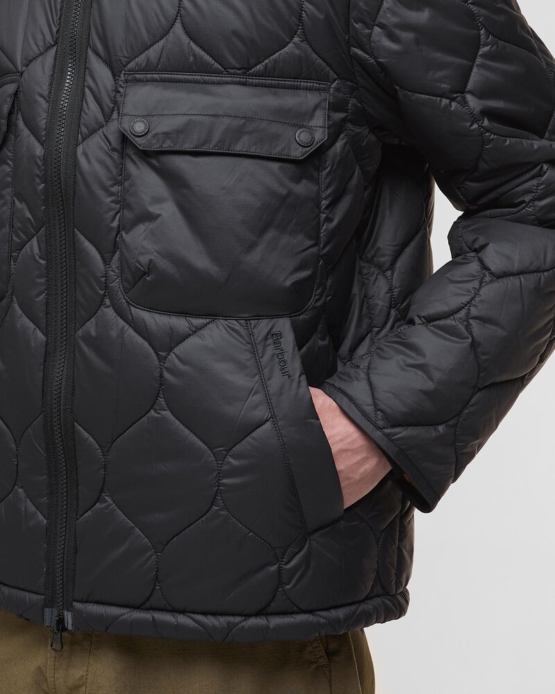 Barbour US for Men & Women barbour re-engineered hooded spey quilted jacket