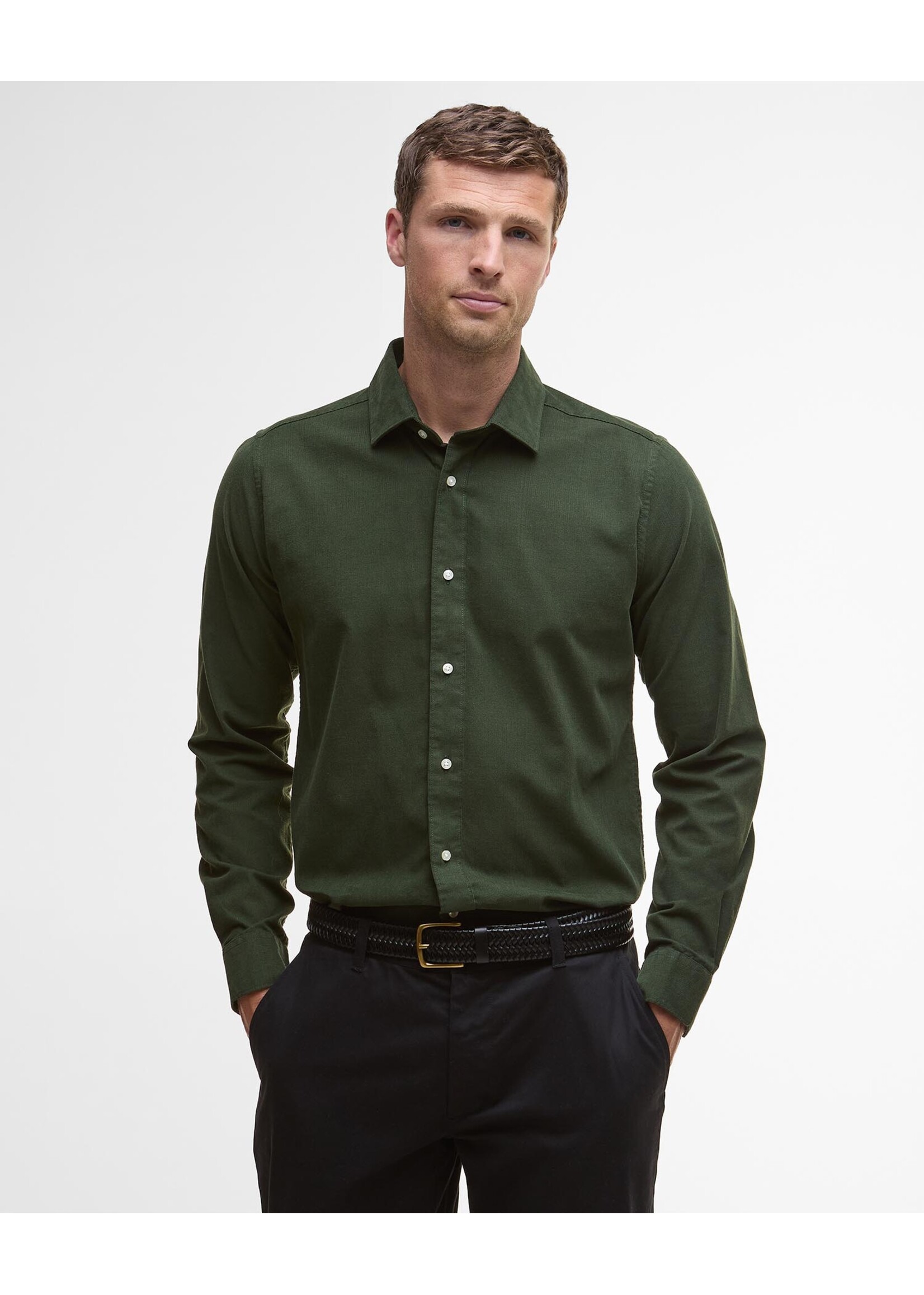 Barbour US for Men & Women Barbour runnymede tailored micro cord shirt