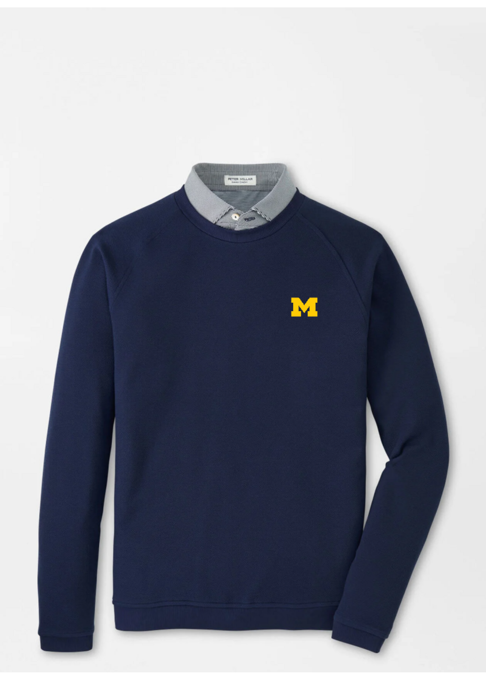 Peter Millar Peter Millar Michigan Cradle Pique Crewneck