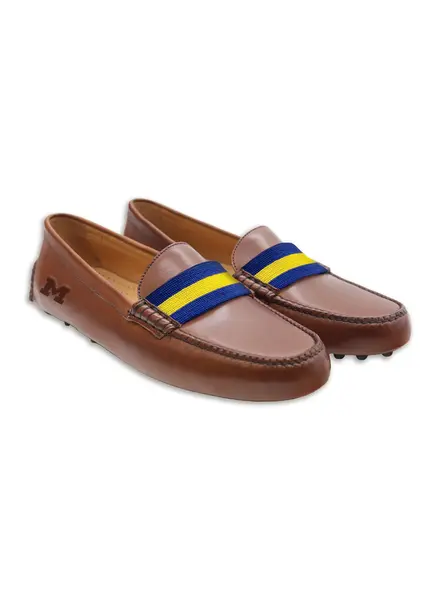 Smathers & Branson Michigan  Smathers&Branson Handstitched Leather Loafer