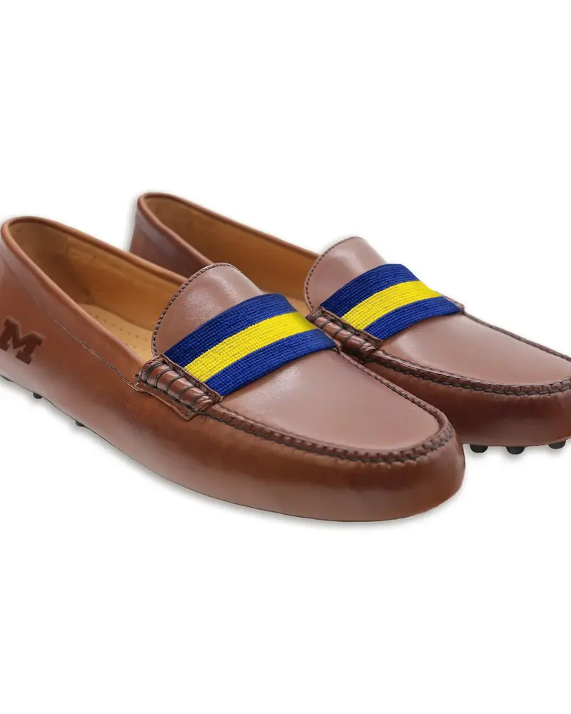 Smathers & Branson Michigan Smathers&Branson Handstitched Leather Loafer