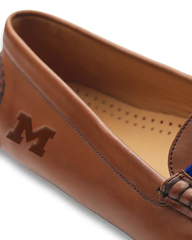 Smathers & Branson Michigan Smathers&Branson Handstitched Leather Loafer