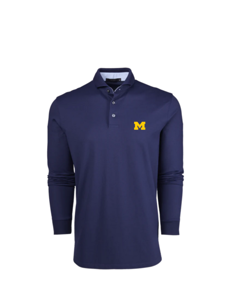Greyson Greyson Michigan Cherokee LS Polo