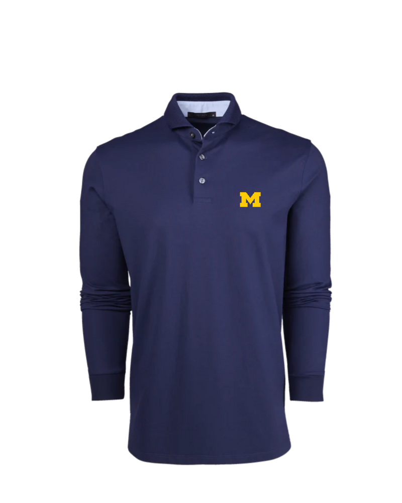 Greyson Greyson Michigan Cherokee LS Polo
