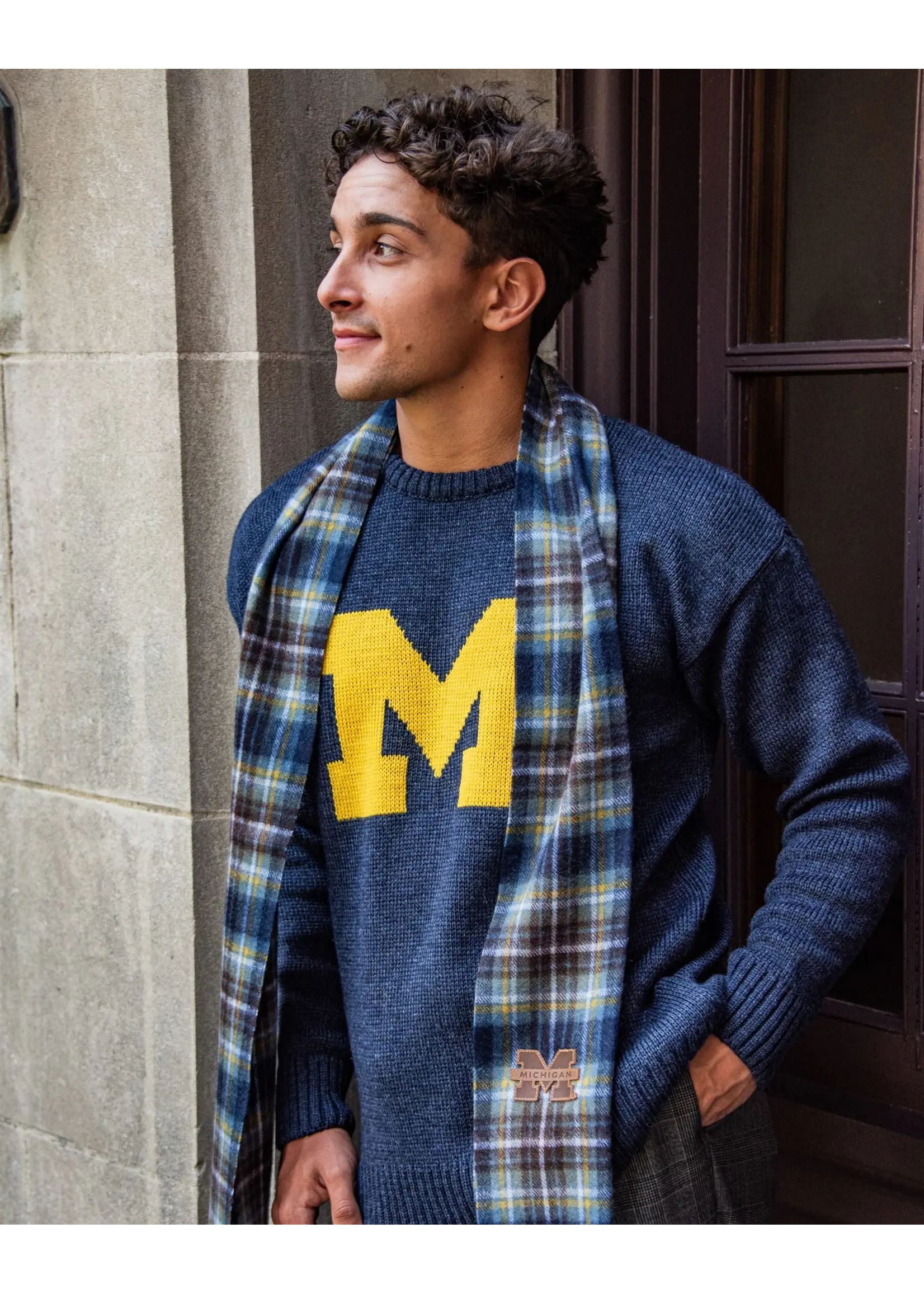 Collegiate Knitwear Designs Collegiate Knitwear Michigan Cashmere Scarf