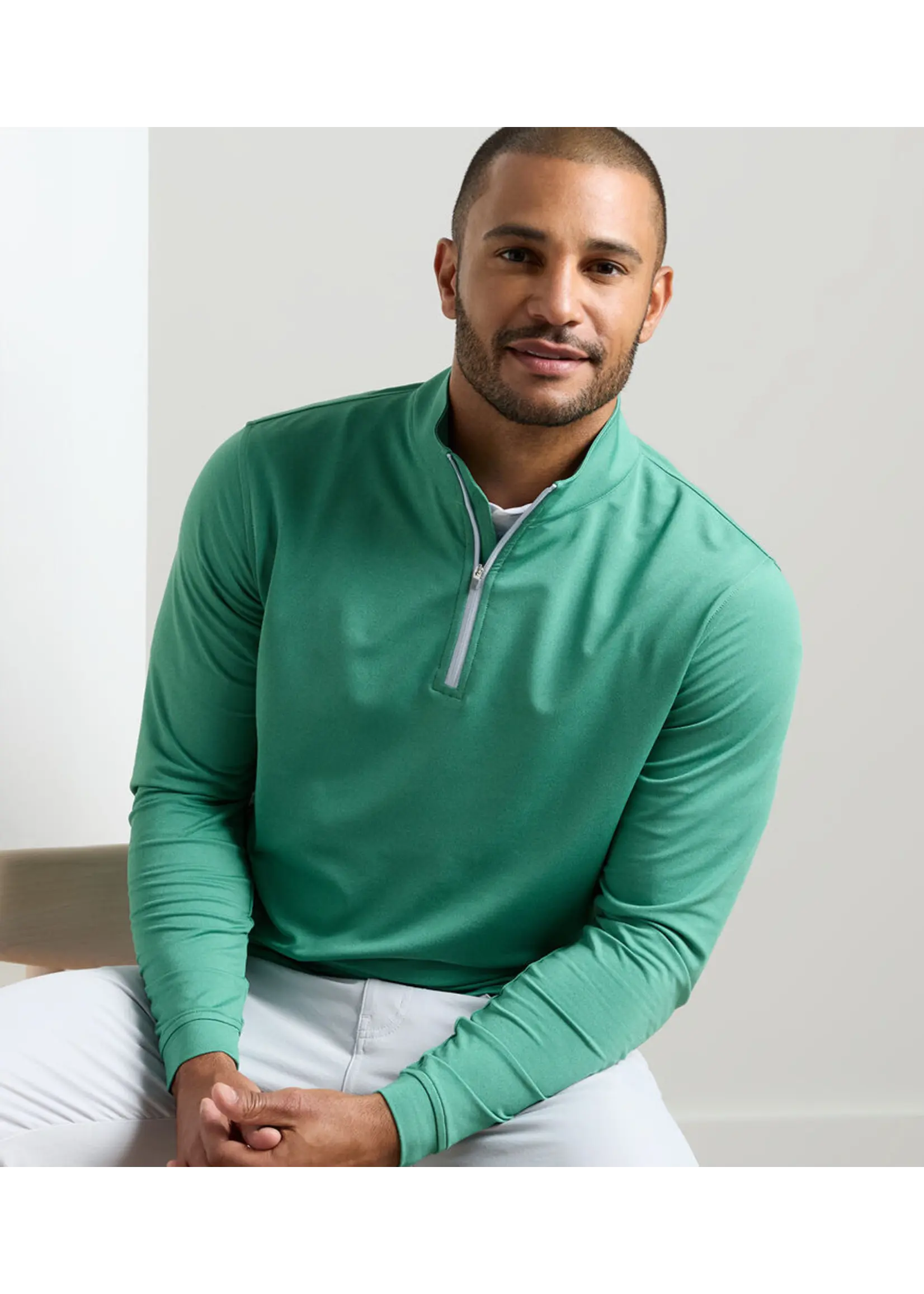 Peter Millar Perth Mélange Performance Quarter-Zip