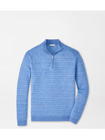 Peter Millar Saratoga Striped Quarter Zip Sweater