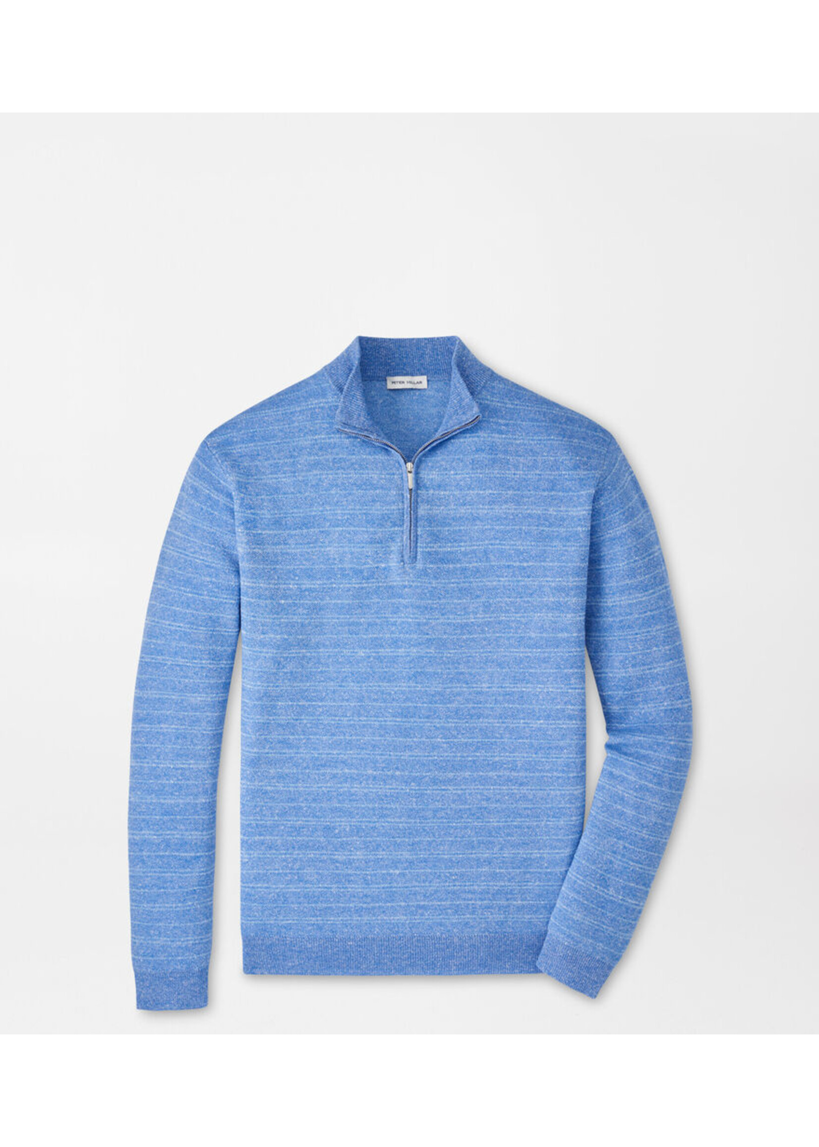 Peter Millar Saratoga Striped Quarter Zip Sweater