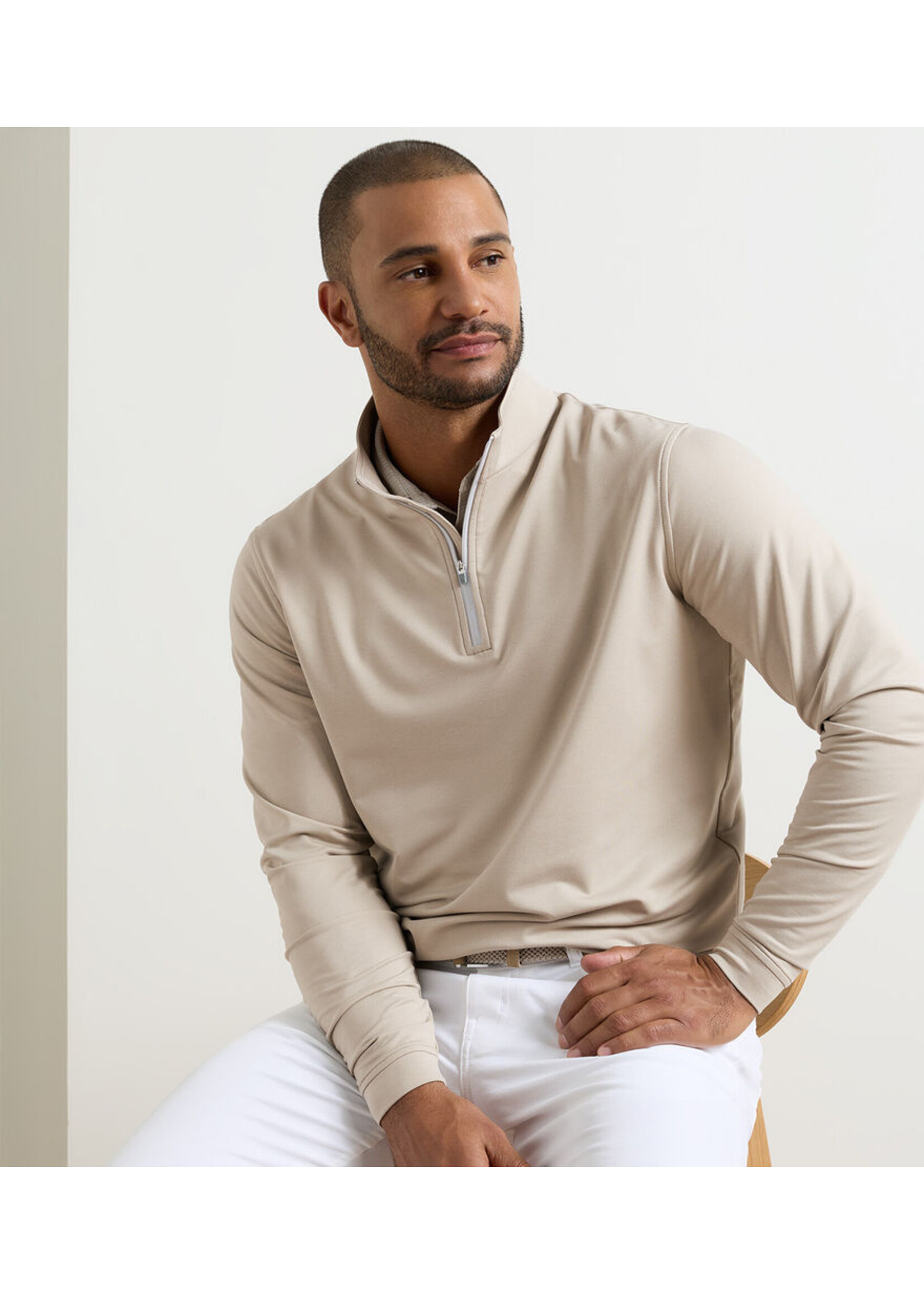 Peter Millar Perth Mélange Performance Quarter-Zip