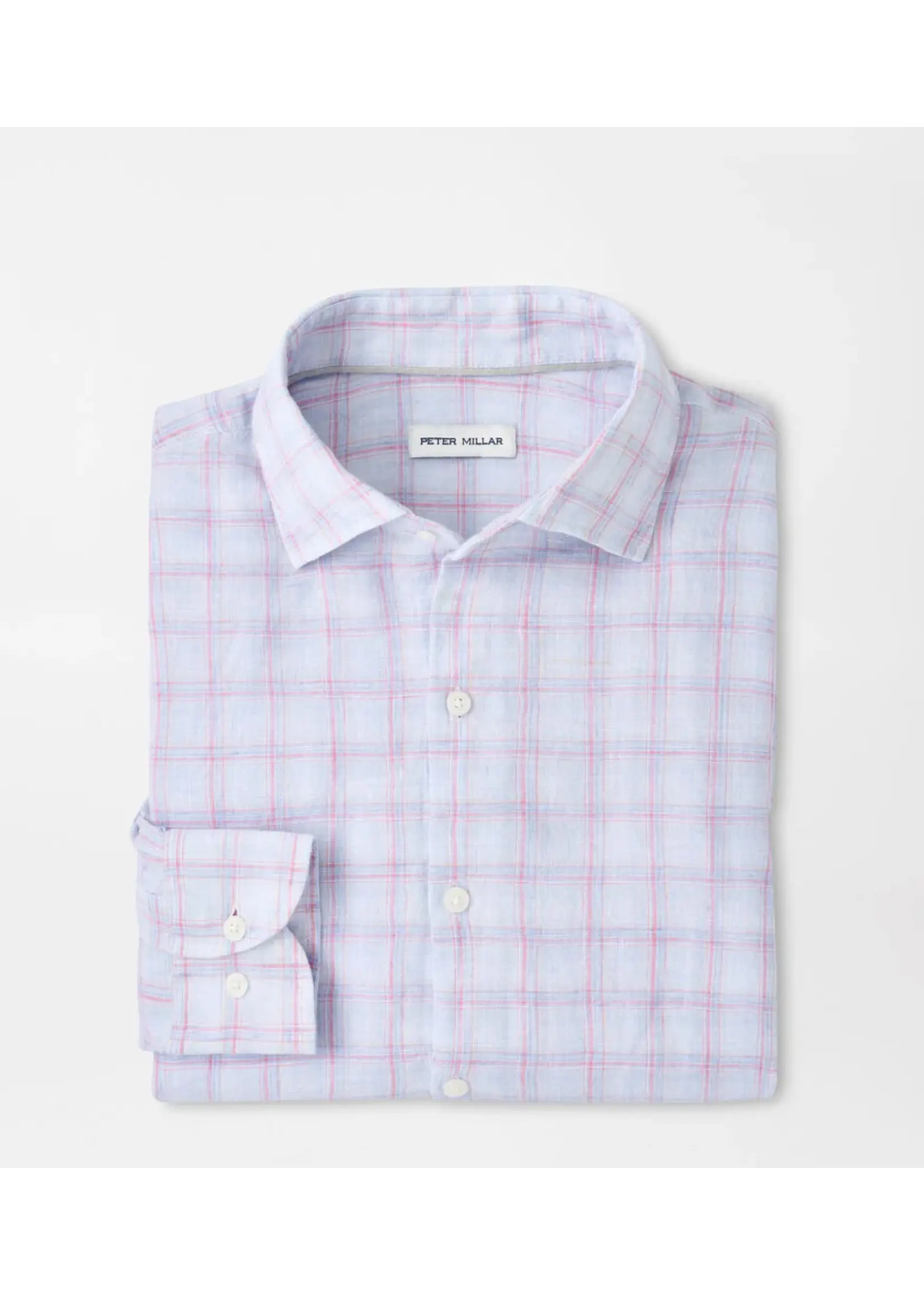 Peter Millar Peter Millar Frisbee Linen Sport Shirt