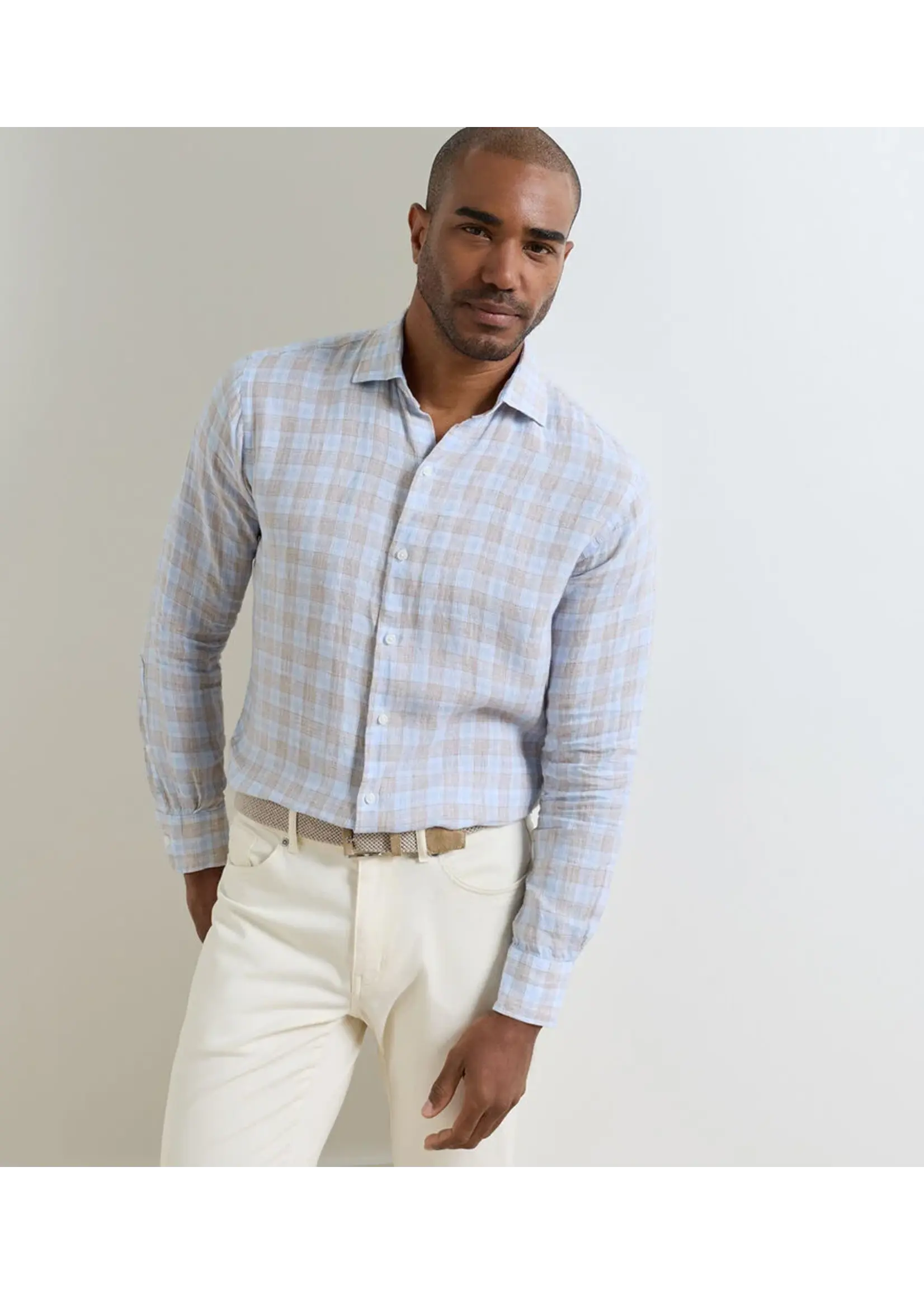Peter Millar Peter Millar Milo Linen Sport Shirt