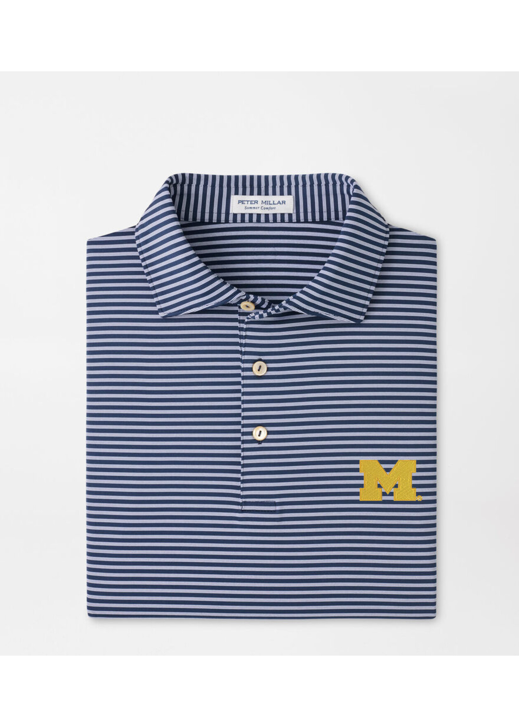 Peter Millar Peter Millar Michigan Tiebreaker Jersey Polo