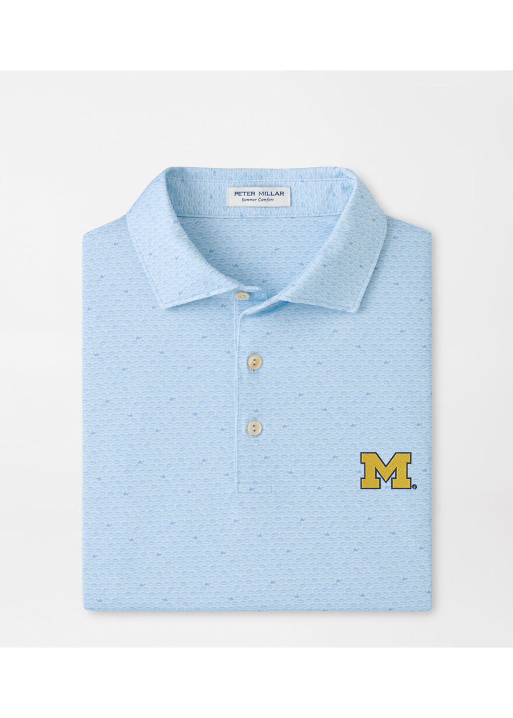 Peter Millar Peter Millar Michigan On The Ball Performance Jersey Polo