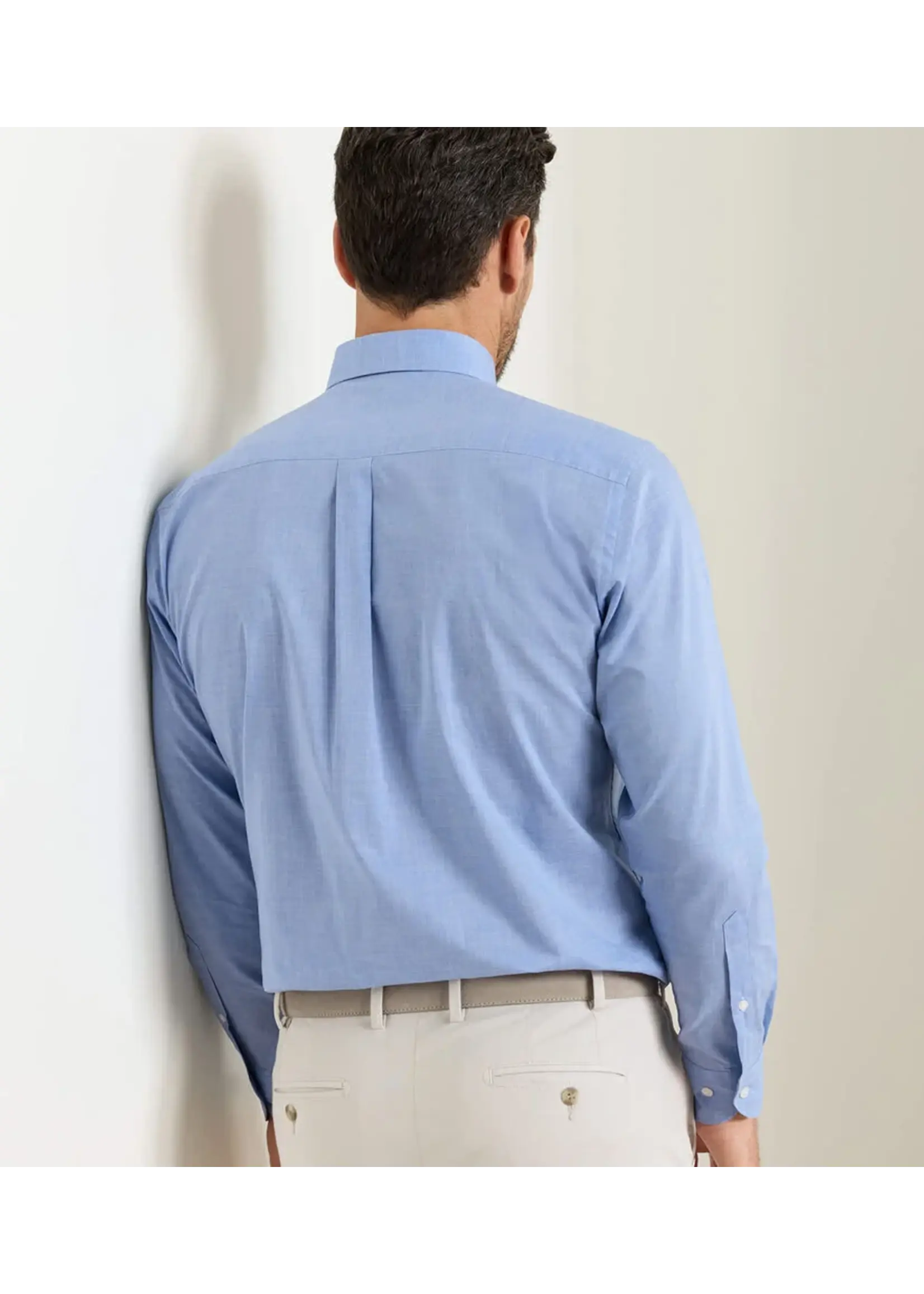 Peter Millar Peter Millar Brighton Perfect Poplin LS Sport Shirt