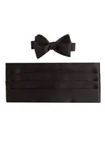 David Donahue David Donahue (TBT) Bow Tie  & Cummerbund Set