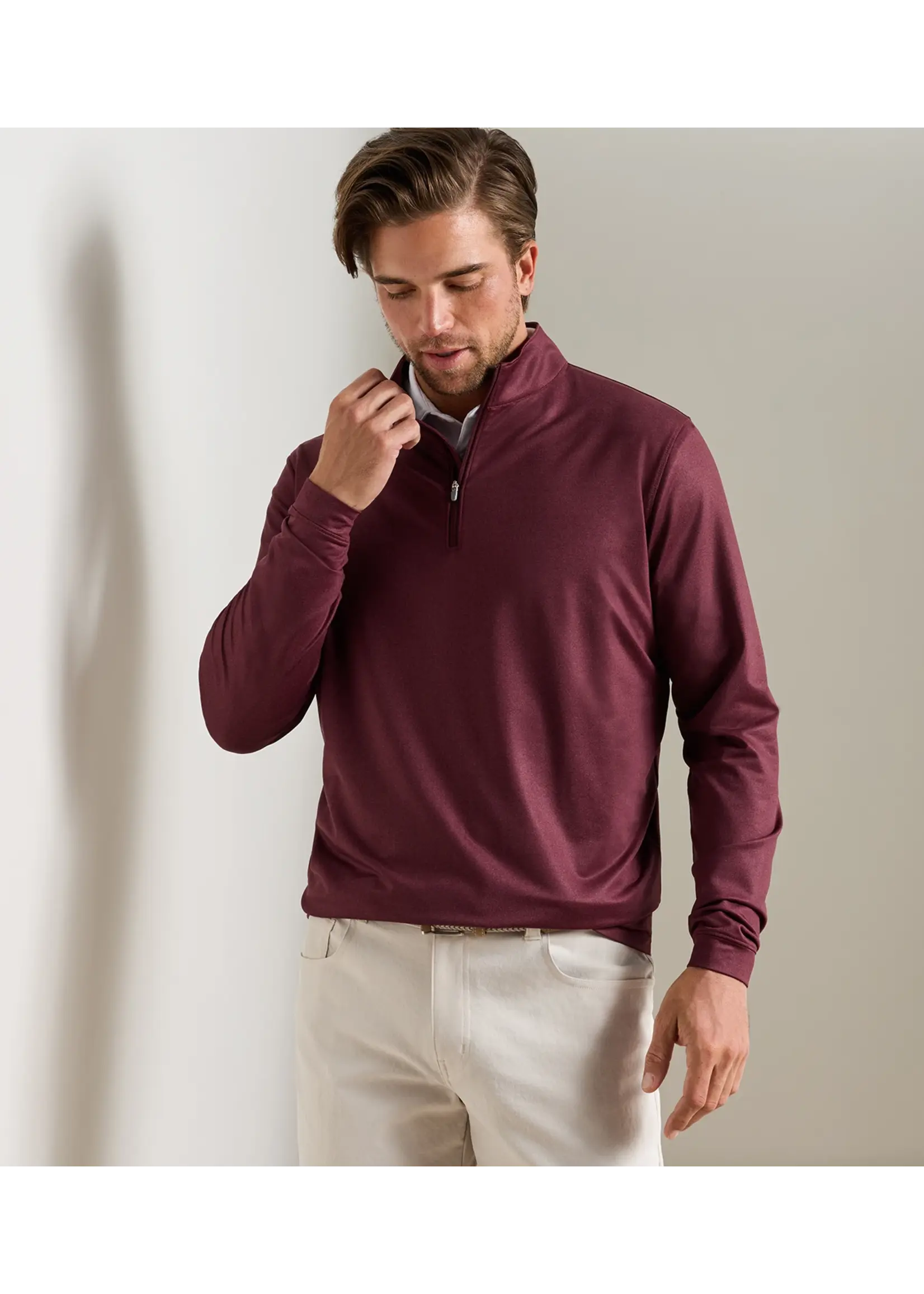 Peter Millar Peter Millar Perth Herringbone Qtr-Zip