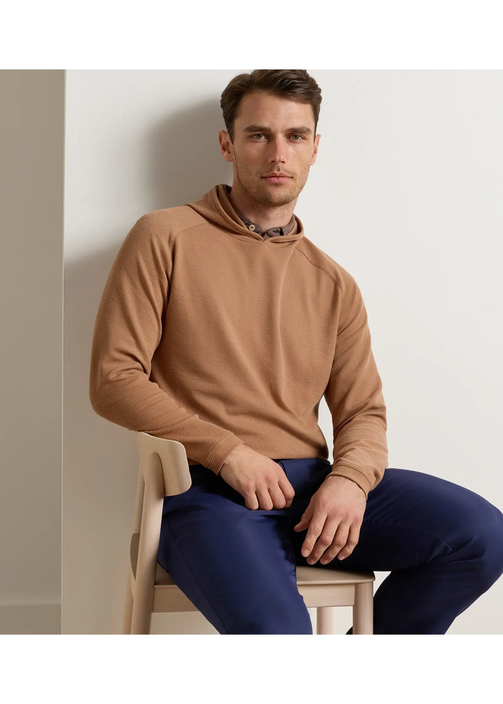 Peter Millar Peter Millar Pine Waffle Performance Hoodie