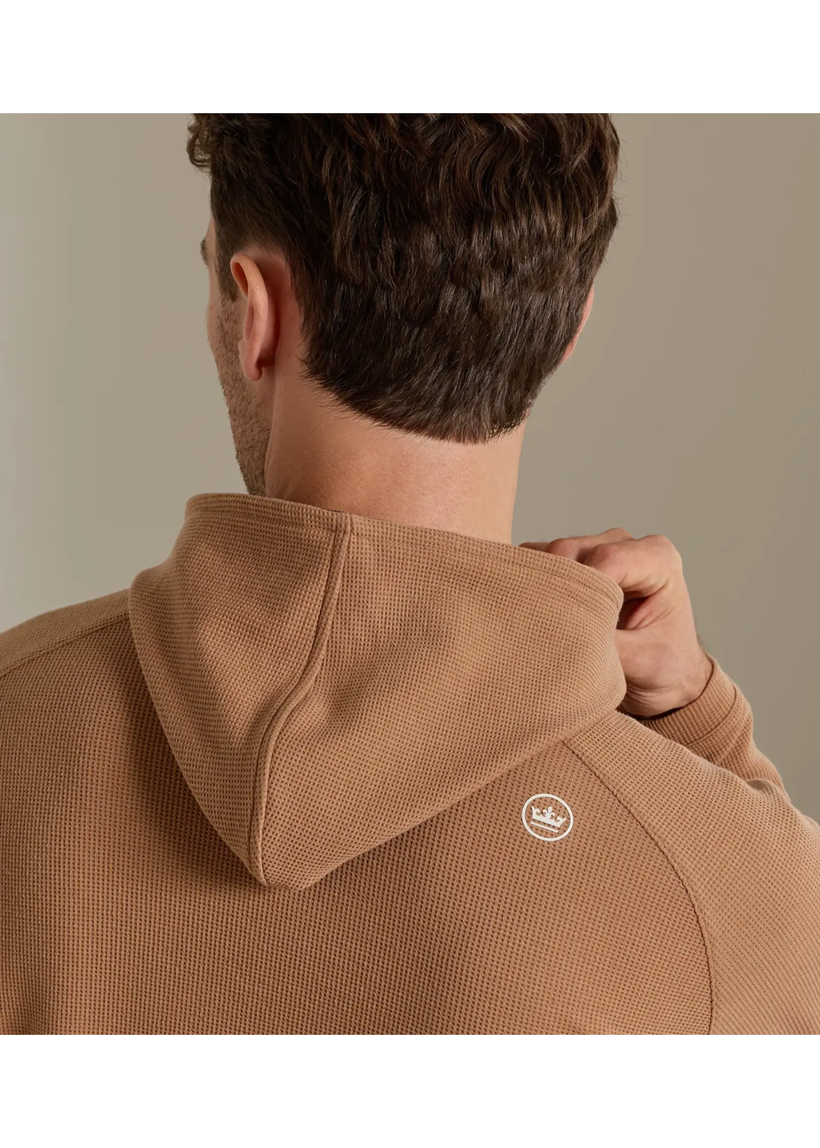 Peter Millar Peter Millar Pine Waffle Performance Hoodie