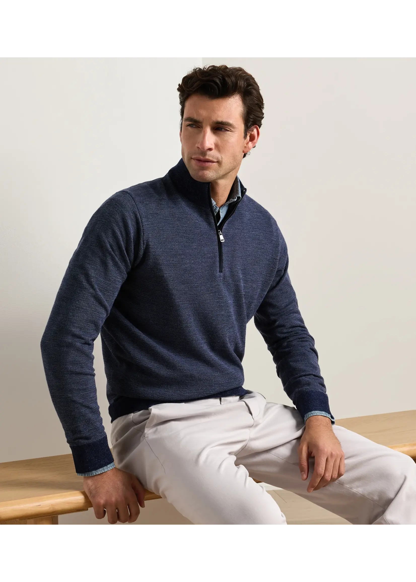 Peter Millar Peter Millar Blair Birdseye 1/4 Zip