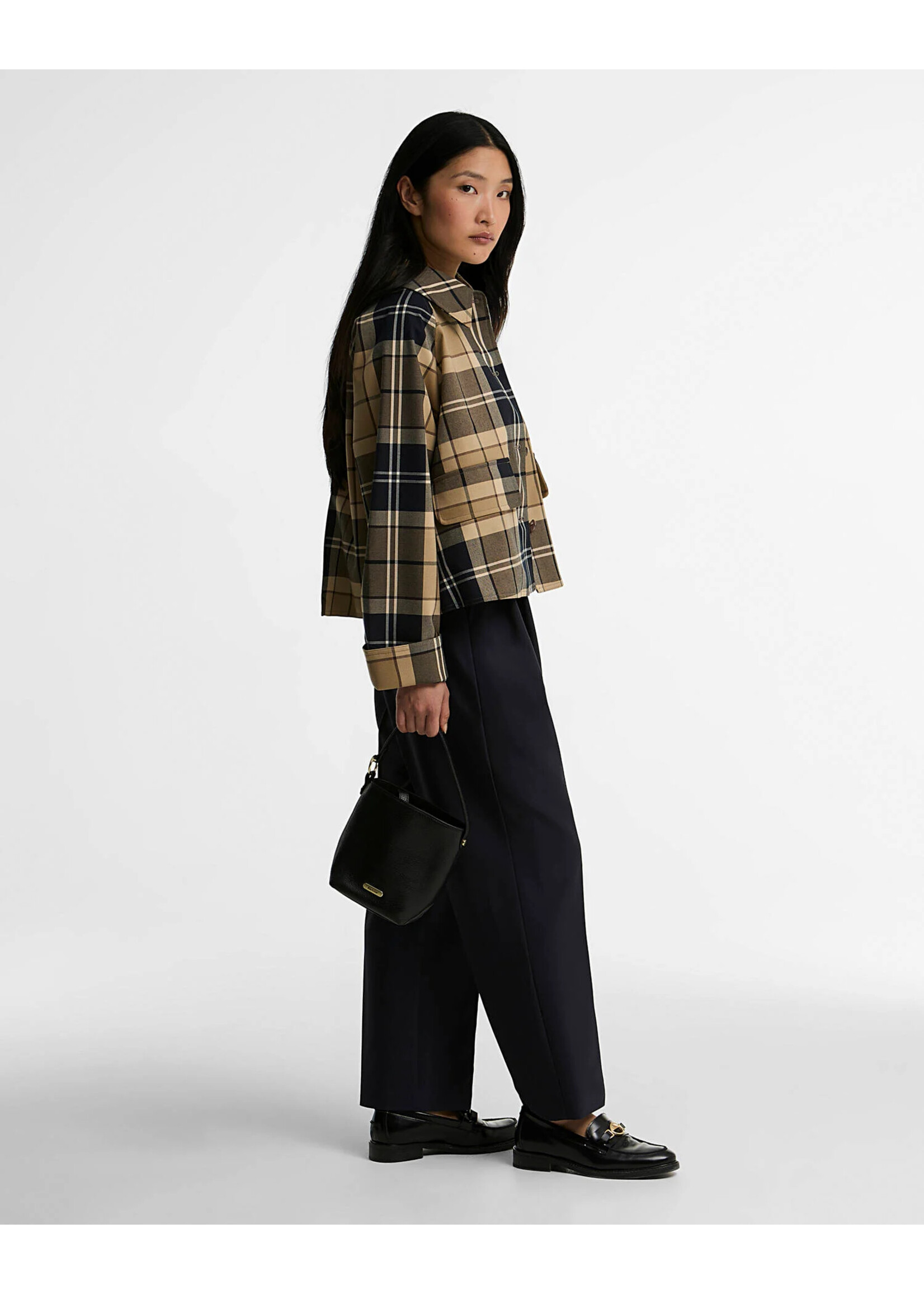 Barbour US for Men & Women Barbour Delilah Checked Showerproof Jacket