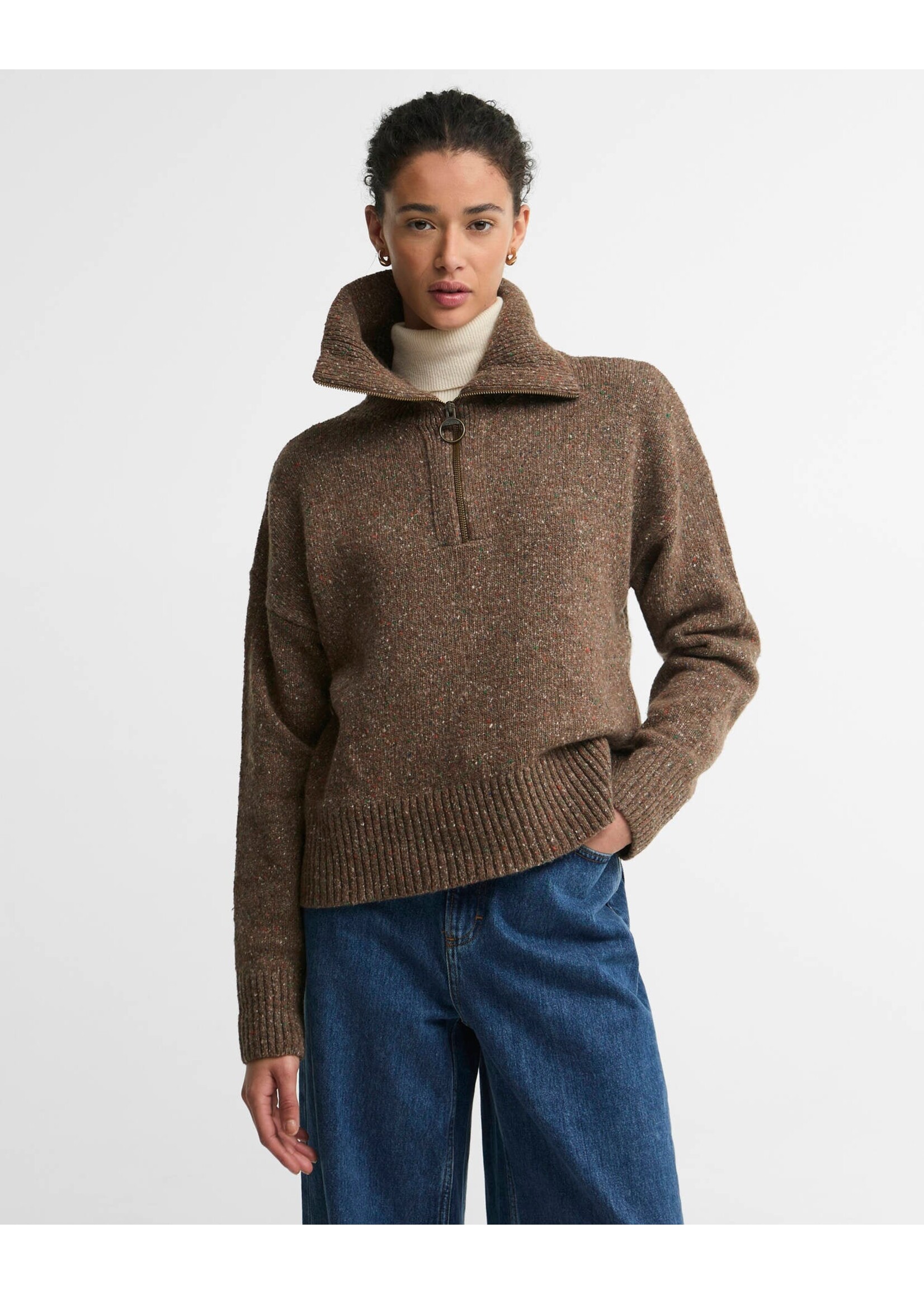 Barbour US for Men & Women Barbour Lavensdale Half Zip Jumper