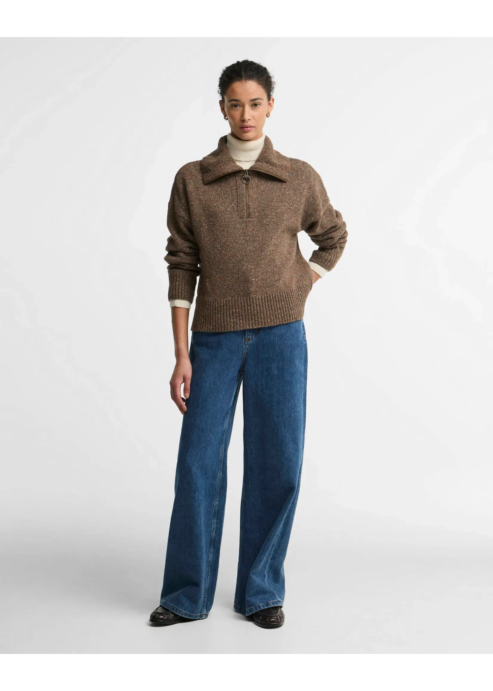 Barbour US for Men & Women Barbour Lavensdale Half Zip Jumper