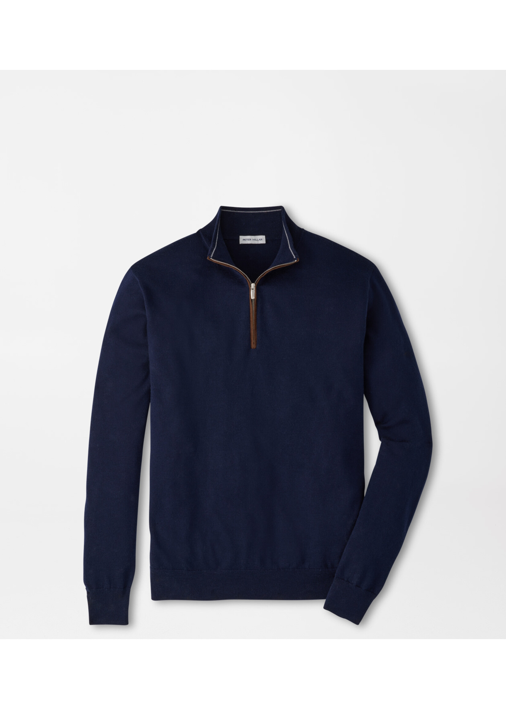 Peter Millar Peter Millar Autumn Crest Suede Trim Quarter-Zip