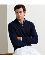 Peter Millar Peter Millar Autumn Crest Suede Trim Quarter-Zip