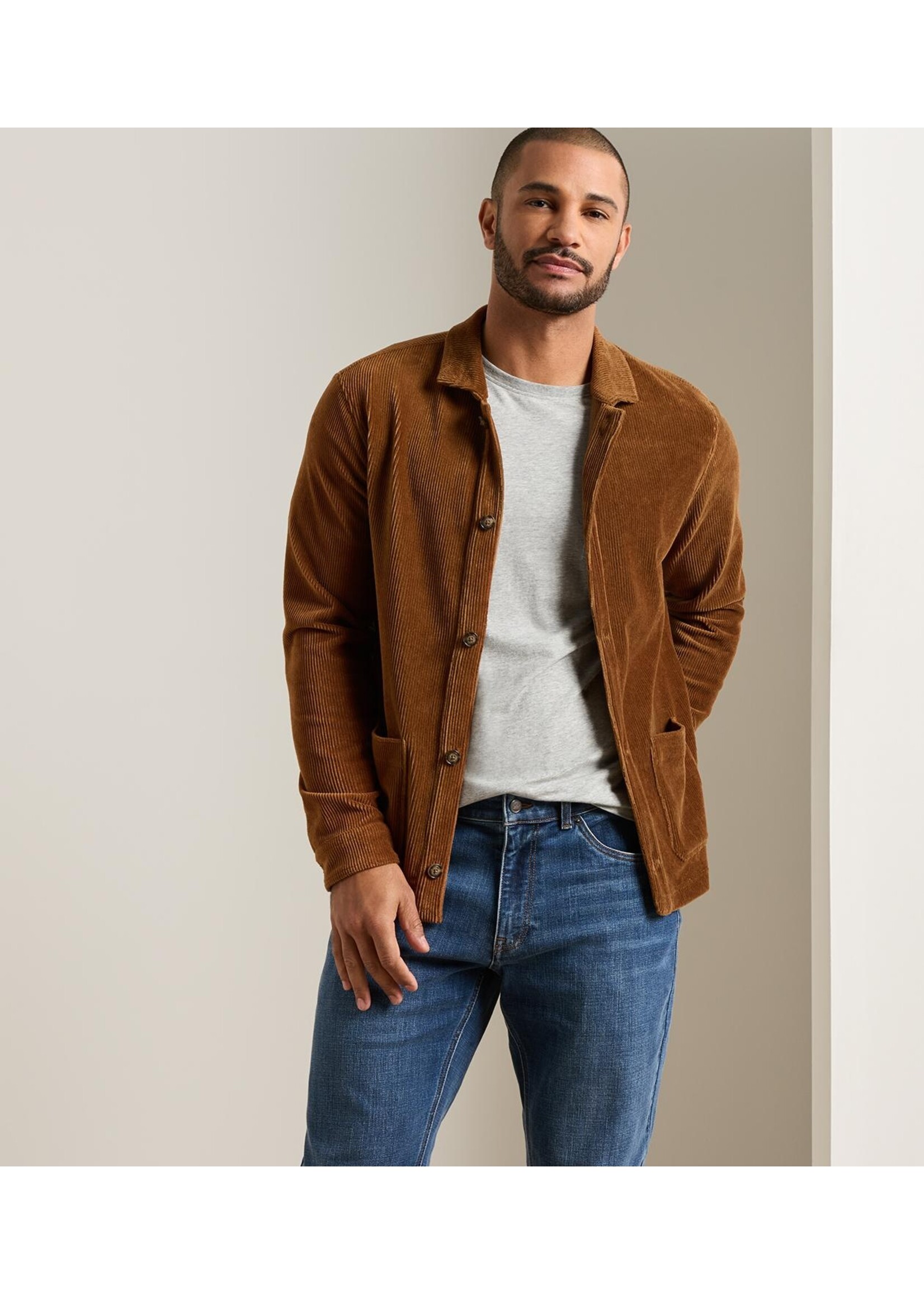 Peter Millar Peter Millar Corduroy Knit Chore Coat