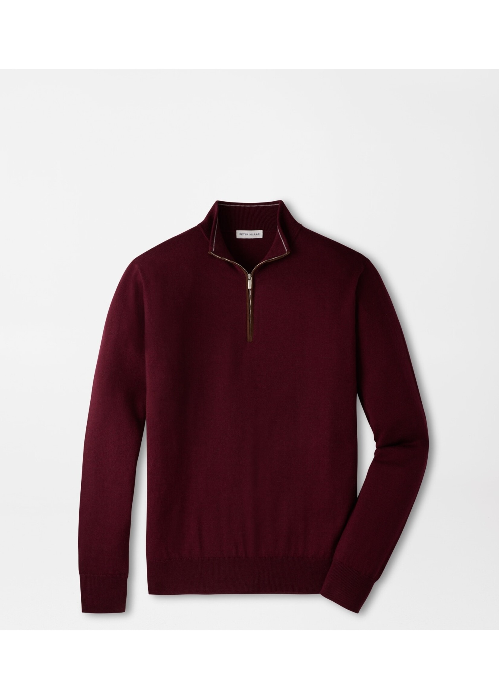 Peter Millar Peter Millar Autumn Crest Suede Trim Quarter-Zip