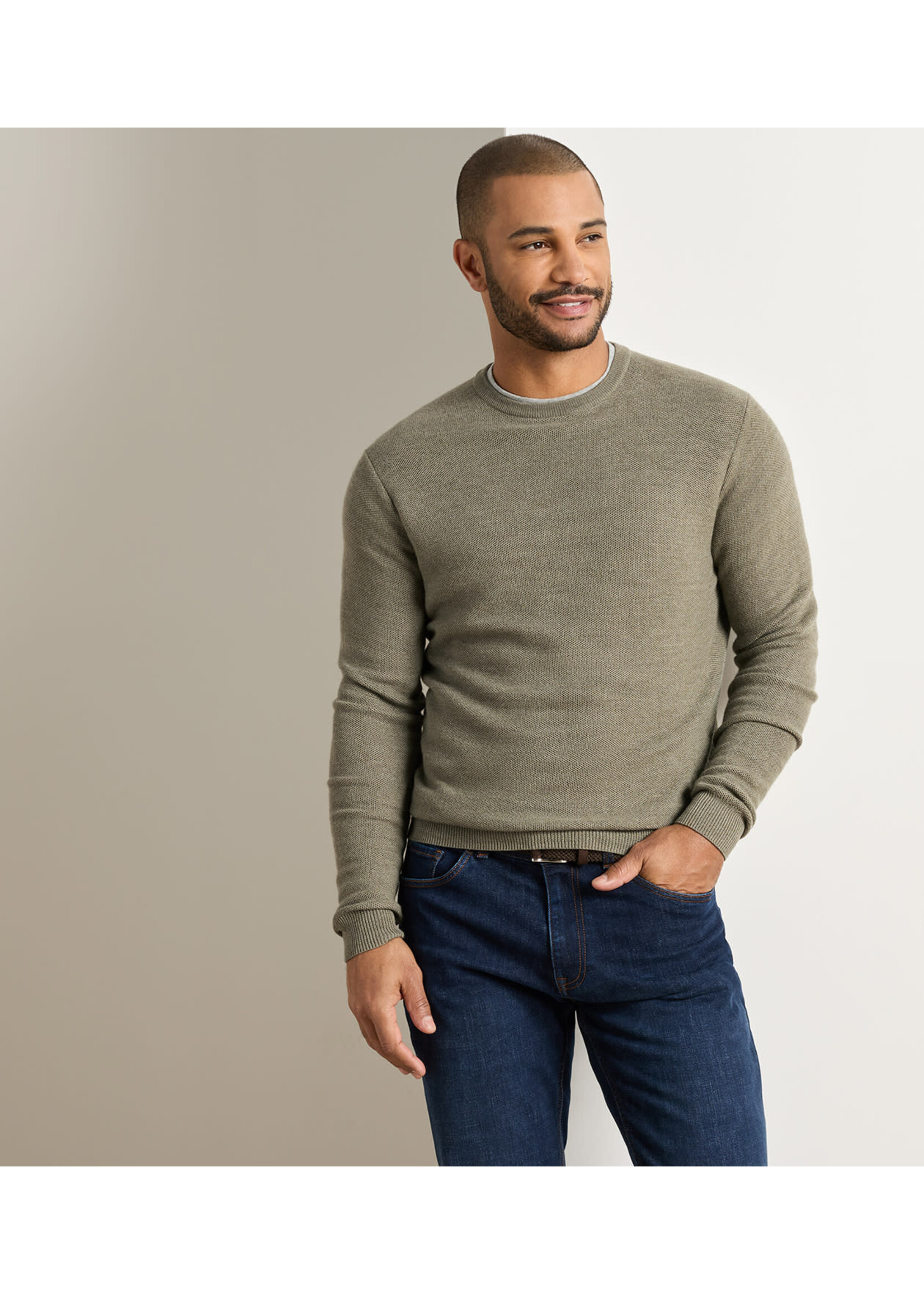Peter Millar Peter Millar Autumn Crest Honeycomb Crewneck