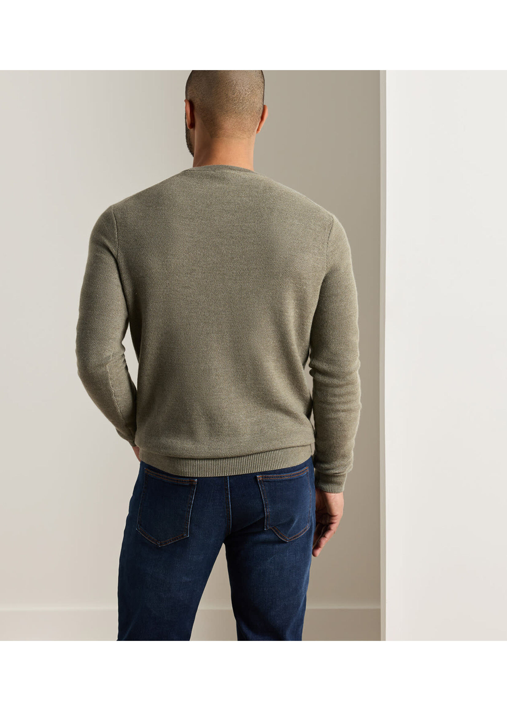 Peter Millar Peter Millar Autumn Crest Honeycomb Crewneck