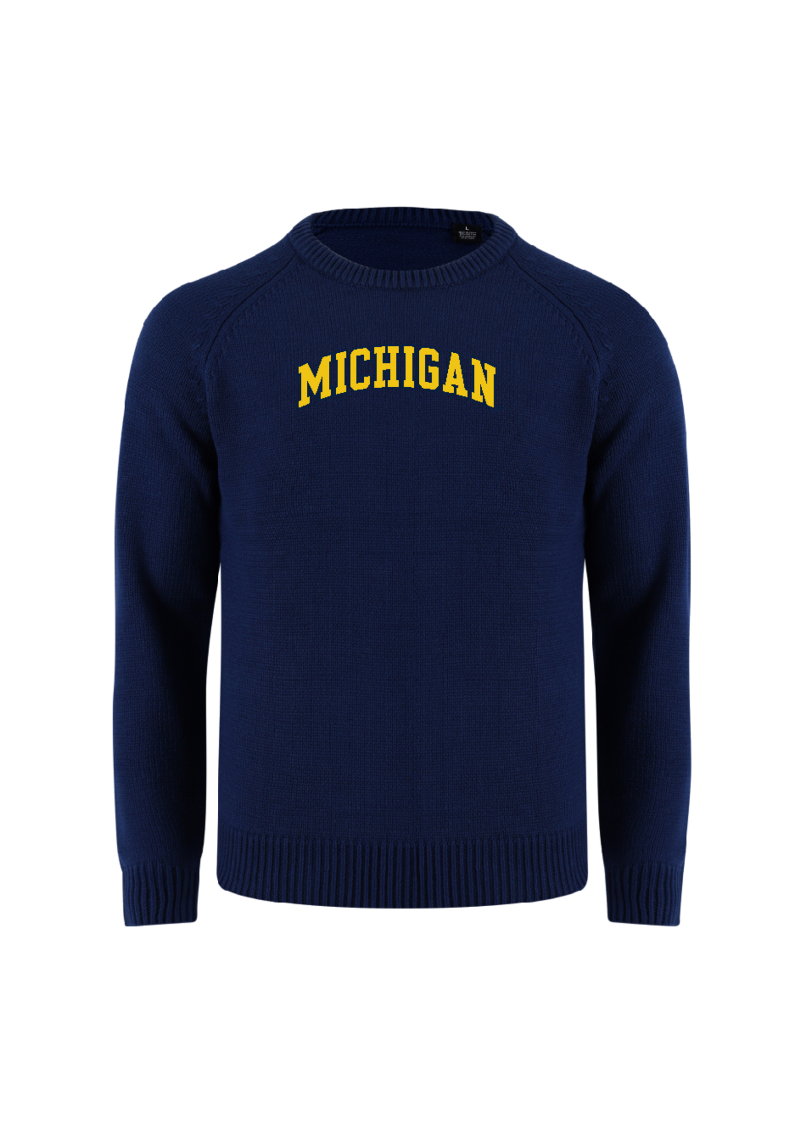 Full Turn Custom Apparel Van Boven Michigan Varsity Crewneck