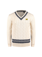 Full Turn Custom Apparel Van Boven Michigan Varsity Cricket Sweater