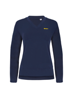 Full Turn Custom Apparel Van Boven Women's Michigan V-Neck Sweater