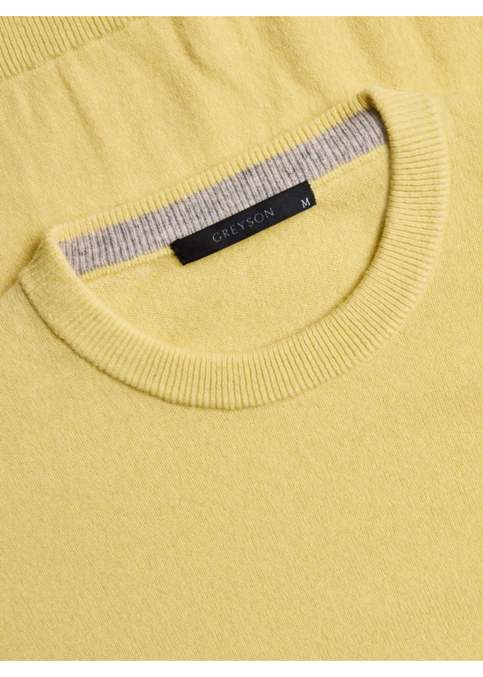 Greyson Greyson Cashmere "M" Tomahawk Crew