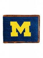 Smathers & Branson Smathers & Branson M Needlepoint Bi-Fold Wallet