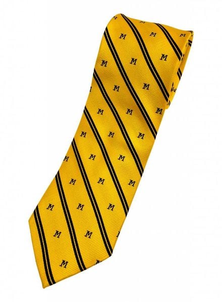 Amanda Christensen A. Christensen M Silk Tie Stripe - Maize