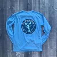 Coed The Blue Lobster Longsleeve T-shirt- Royal Carib