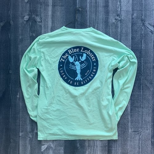 Coed The Blue Lobster Longsleeve T-shirt- Chalky Mint