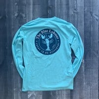 Coed The Blue Lobster Longsleeve T-shirt-Lagoon