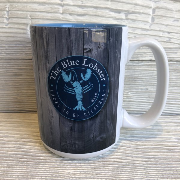 Entertainya The Blue Lobster Wood Print Mug