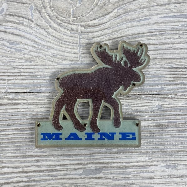 Maine Scene 8042-Magnet-Moose with Beads