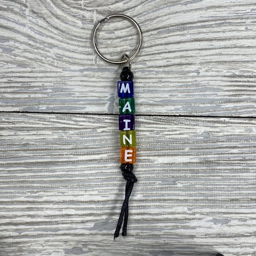 Maine Scene 181-Keychain-Mini Maine Beads