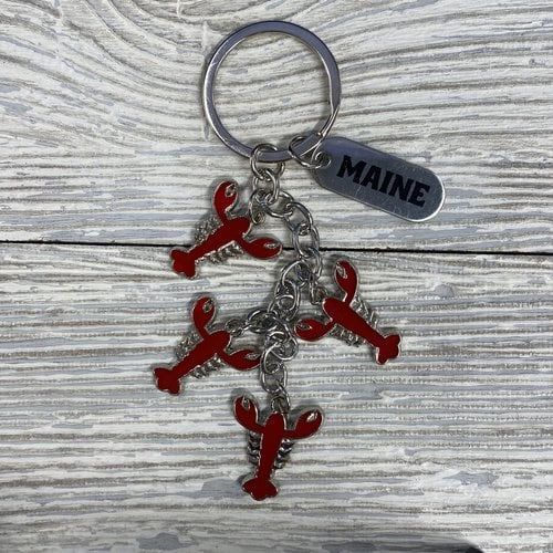 Maine Scene 1041-Keychain-Red Lobster Charms