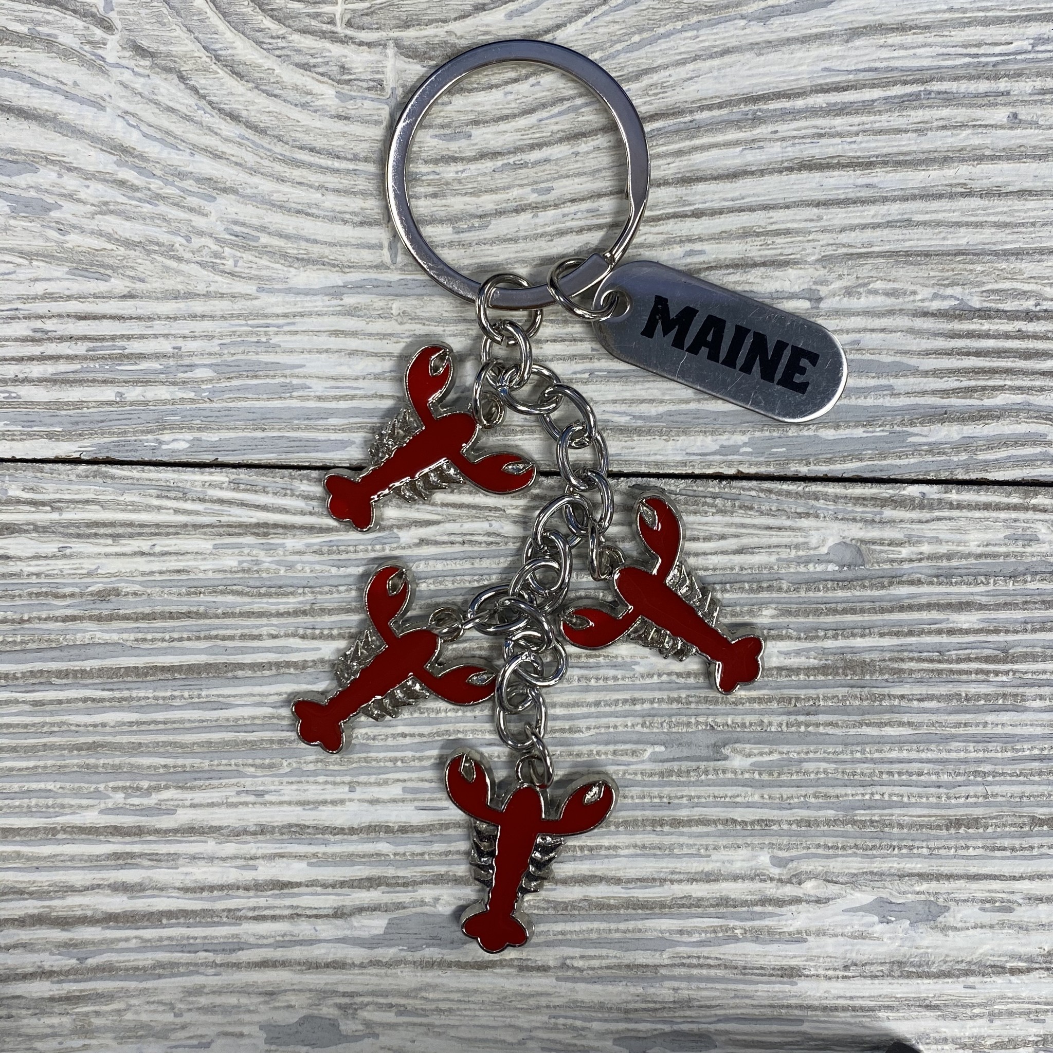 1041KeychainRed Lobster Charms The Blue Lobster
